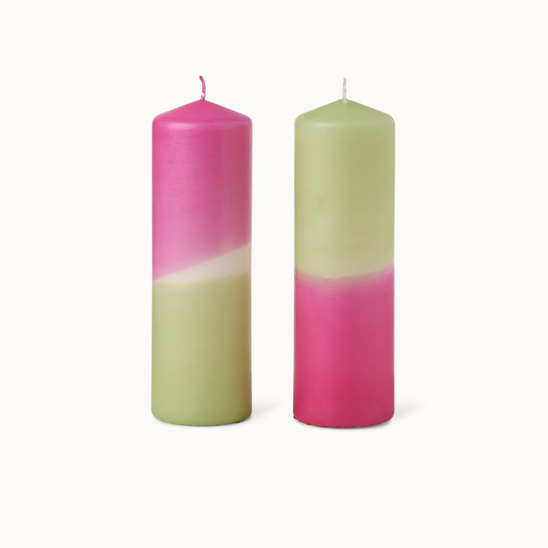 by Vivi Stumpenkerze Dip Dye - XXL Rose Garden