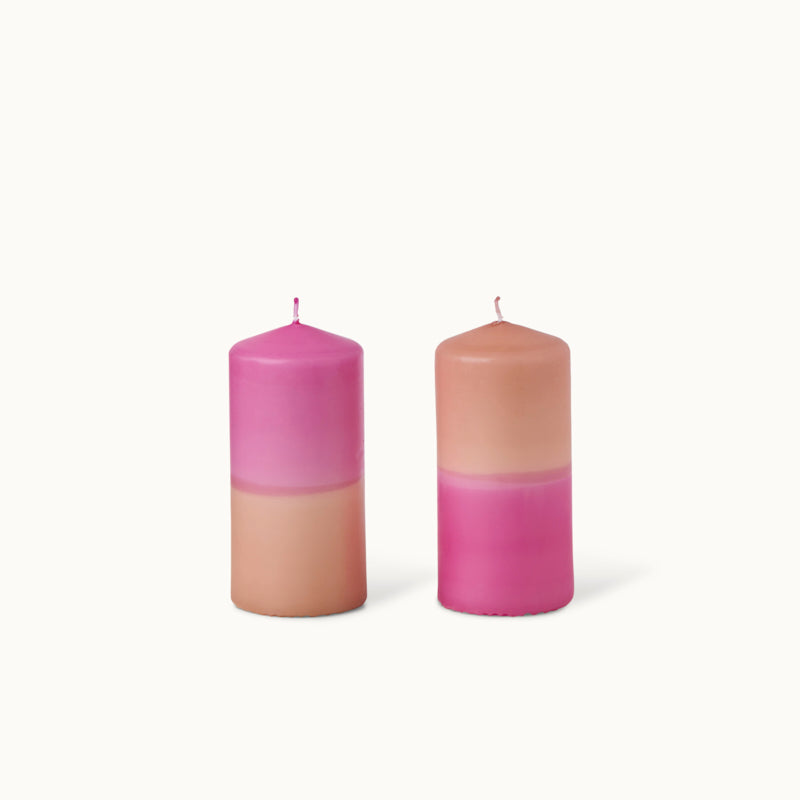by Vivi Stumpenkerze Dip Dye - L Bordeaux