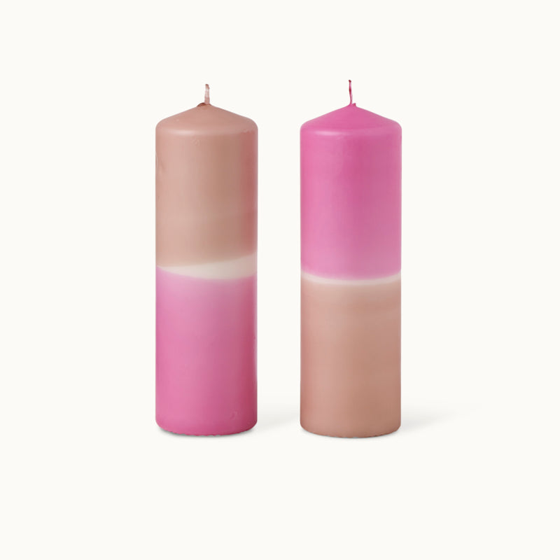 by Vivi Stumpenkerze Dip Dye - XXL Bordeaux