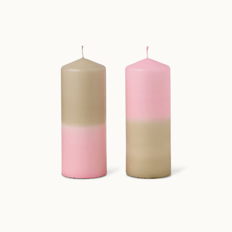 by Vivi Stumpenkerze Dip Dye - XL Raspberry