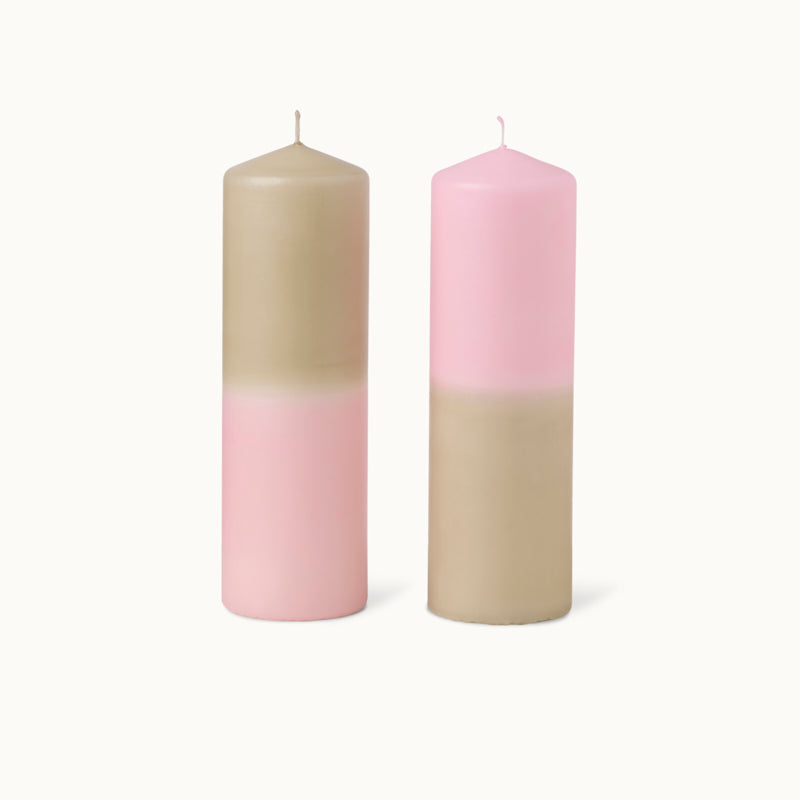 by Vivi Stumpenkerze Dip Dye - XXL Raspberry