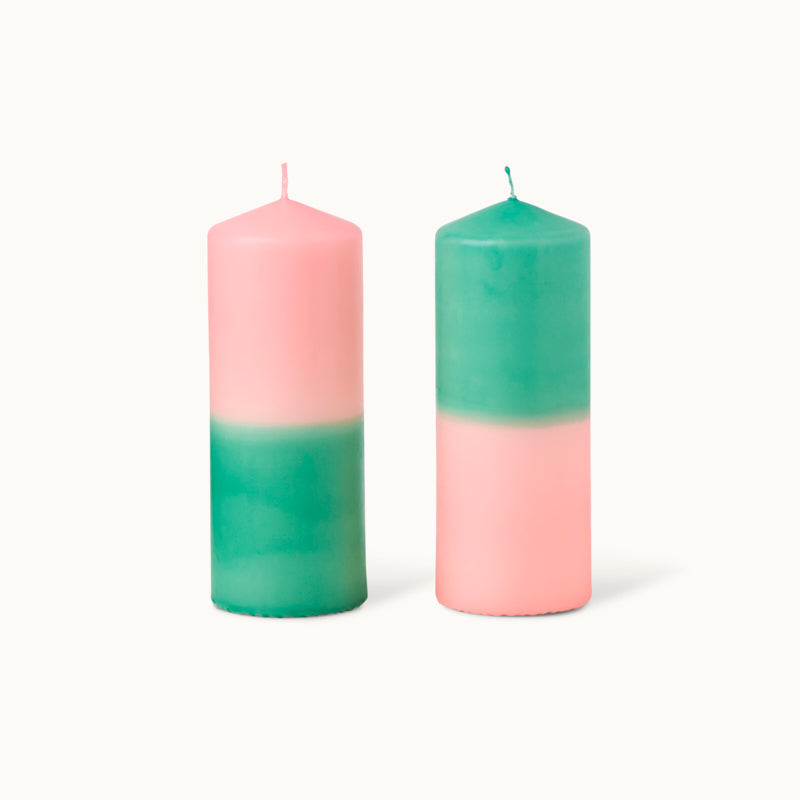by Vivi Stumpenkerze Dip Dye - XL One in a Melon