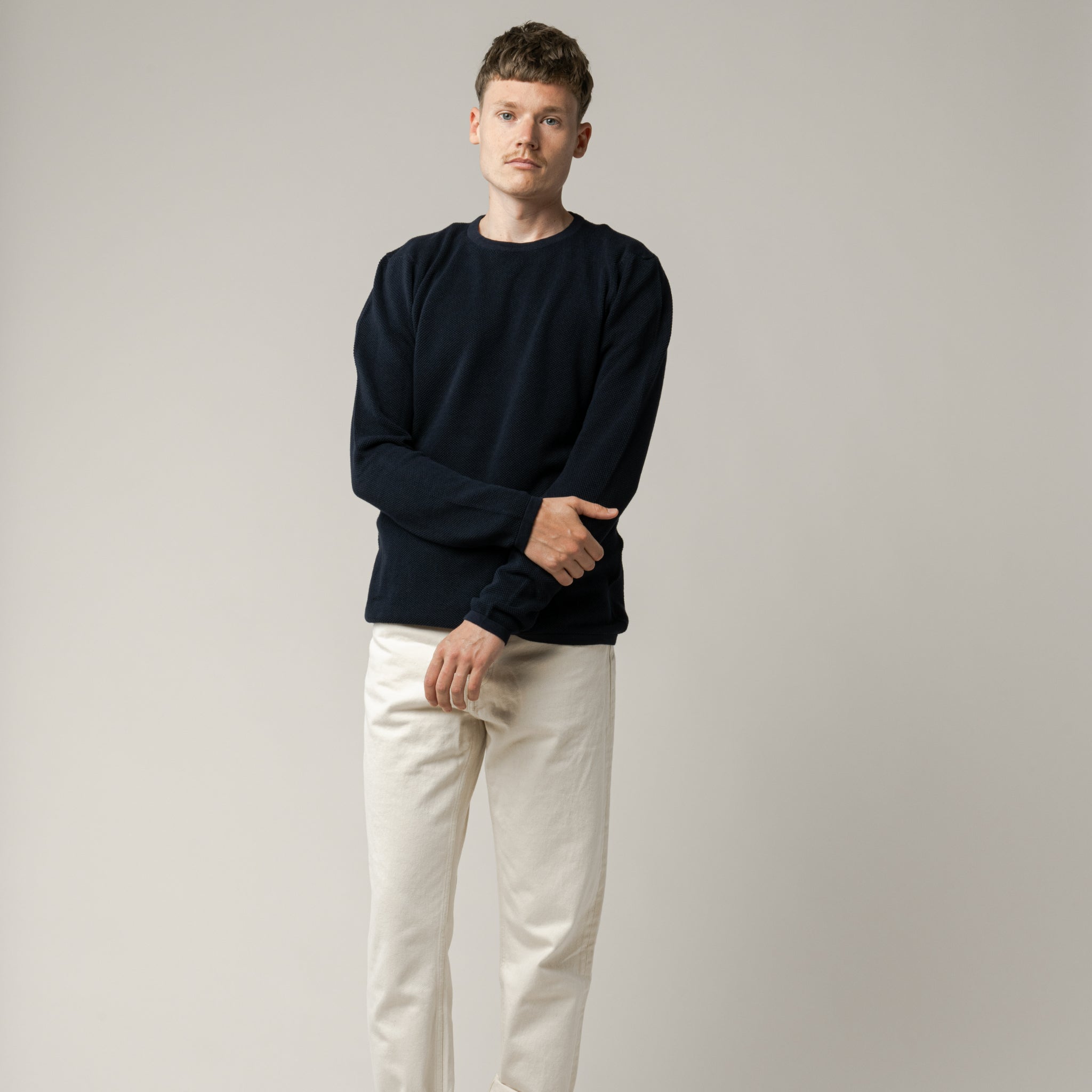MELA Herren Strickpullover "YUVA" Navy