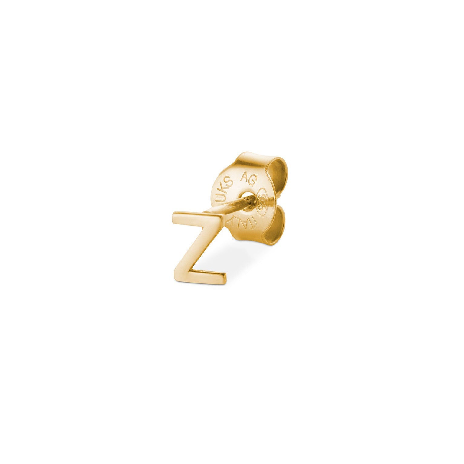 Jukserei Ohrstecker "LETTER" Gold Z