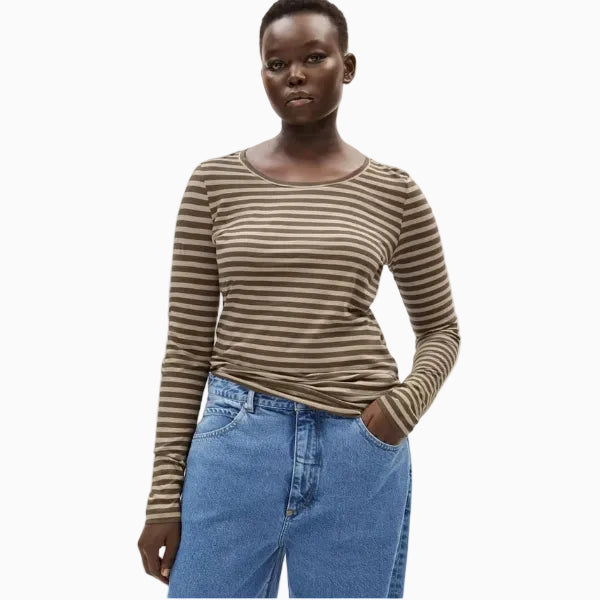 ARMEDANGELS Women Casual Jersey Longsleeve "ENRICCAA STRIPES"