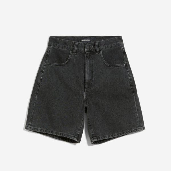 ARMEDANGELS Damen Jeansshorts "Freymaa" Ebony Black