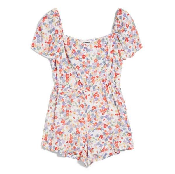 ARMEDANGELS Damen Jumpsuit "Kaarin Flora Confetti" M White