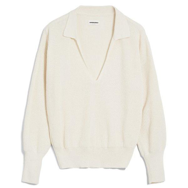 ARMEDANGELS Damen Pullover "Ranaa Lino" Off White