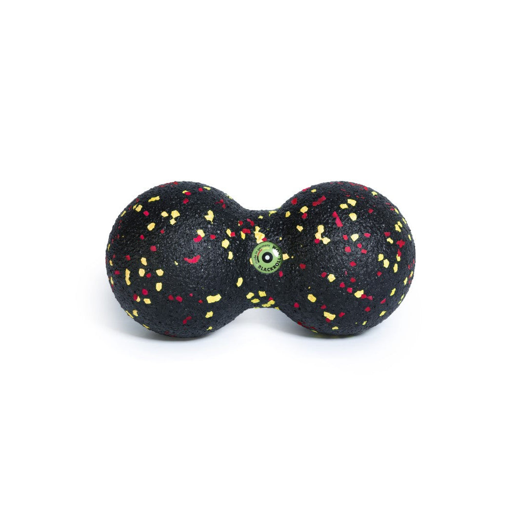 BLACKROLL® Faszienball "DUOBALL 08" Black Red Yellow