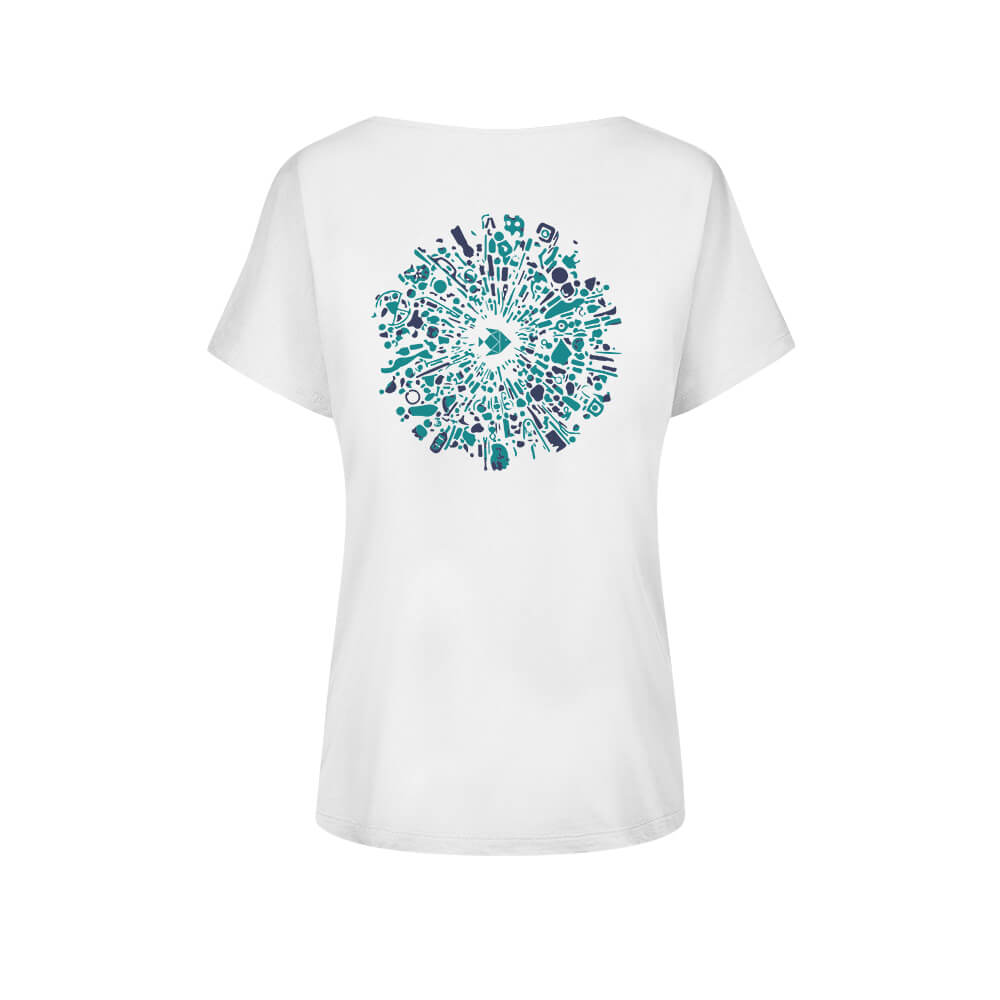 bleed clothing Damen T-Shirt Flustix x bleed One Shirt