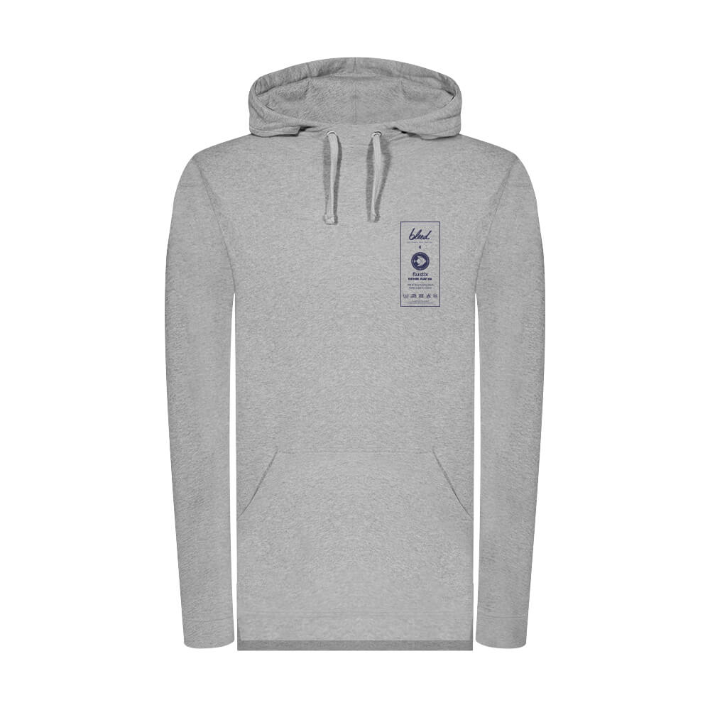 bleed clothing Unisex Hoody Flustix x bleed Grey