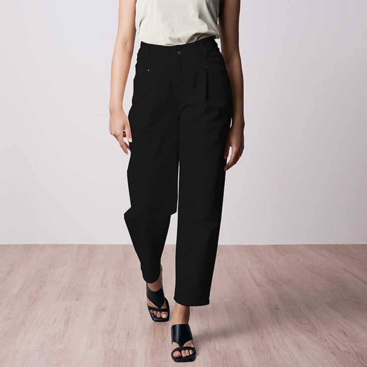 bleed clothing Damen Pleat Moms Jeans