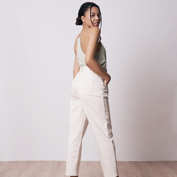 bleed clothing Damen Pleat Moms Jeans