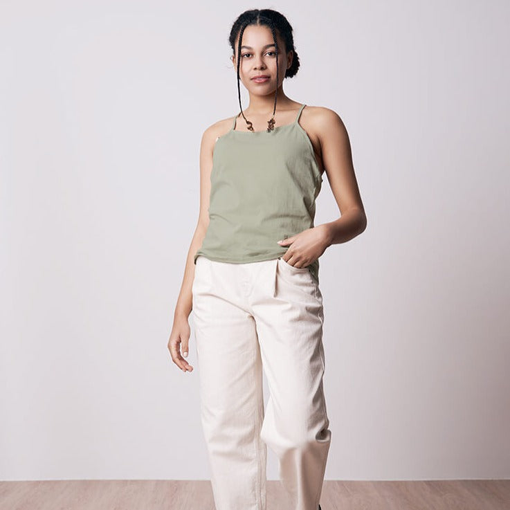 bleed clothing Damen Natural Dye String Top