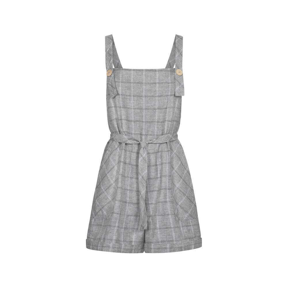 bleed clothing Damen Jumpsuit Hanni Hemp Grey