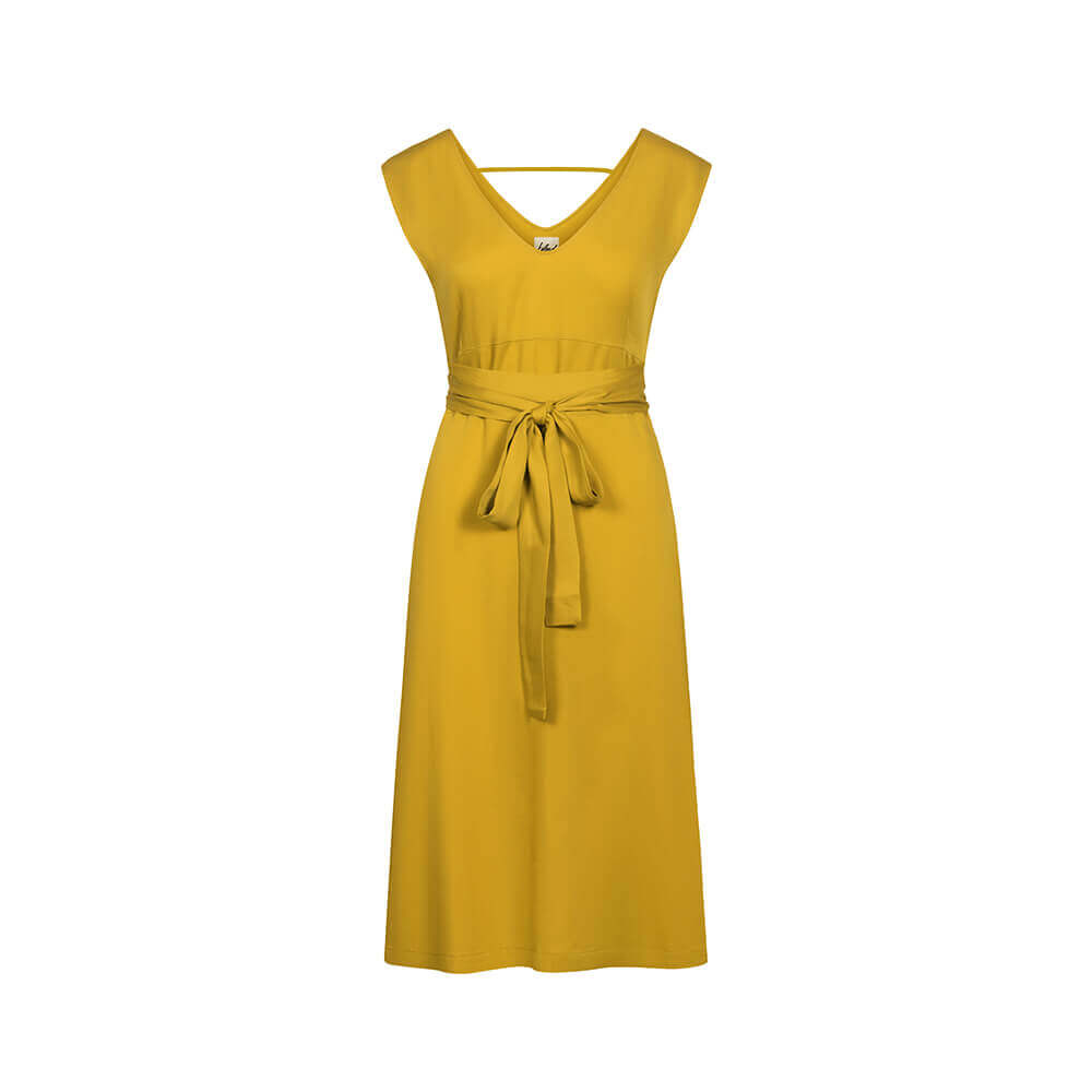 bleed clothing Light-Breeze Lyocell (TENCEL™) Dress - Dritte Wahl Mustard
