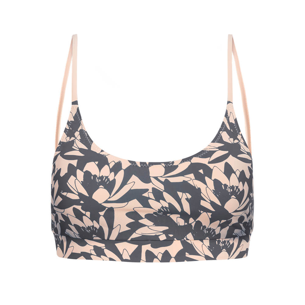 bleed clothing ECONYL® Bikini Top Grey Peach
