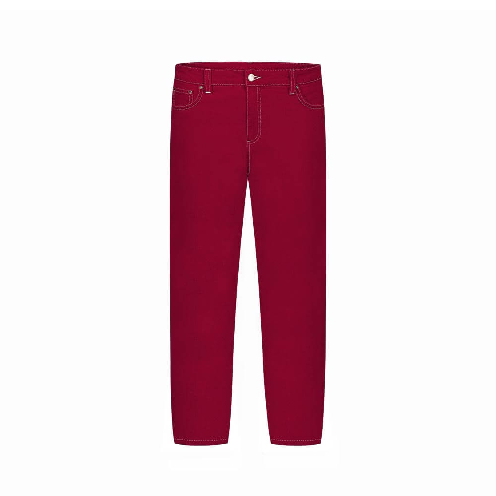 bleed clothing Damen Moms Cool Jeans Red