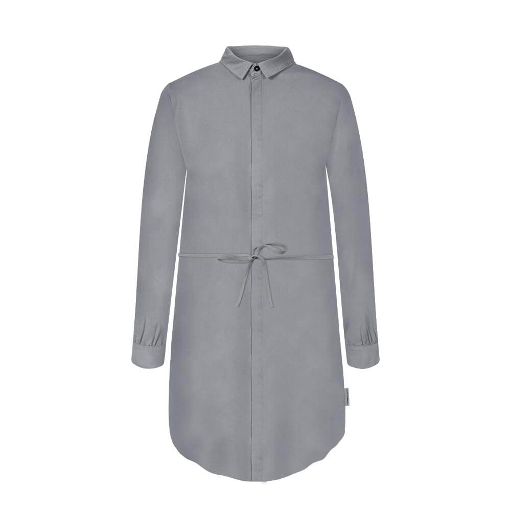 bleed clothing Lyocell (TENCEL™) Shirt Dress Grey