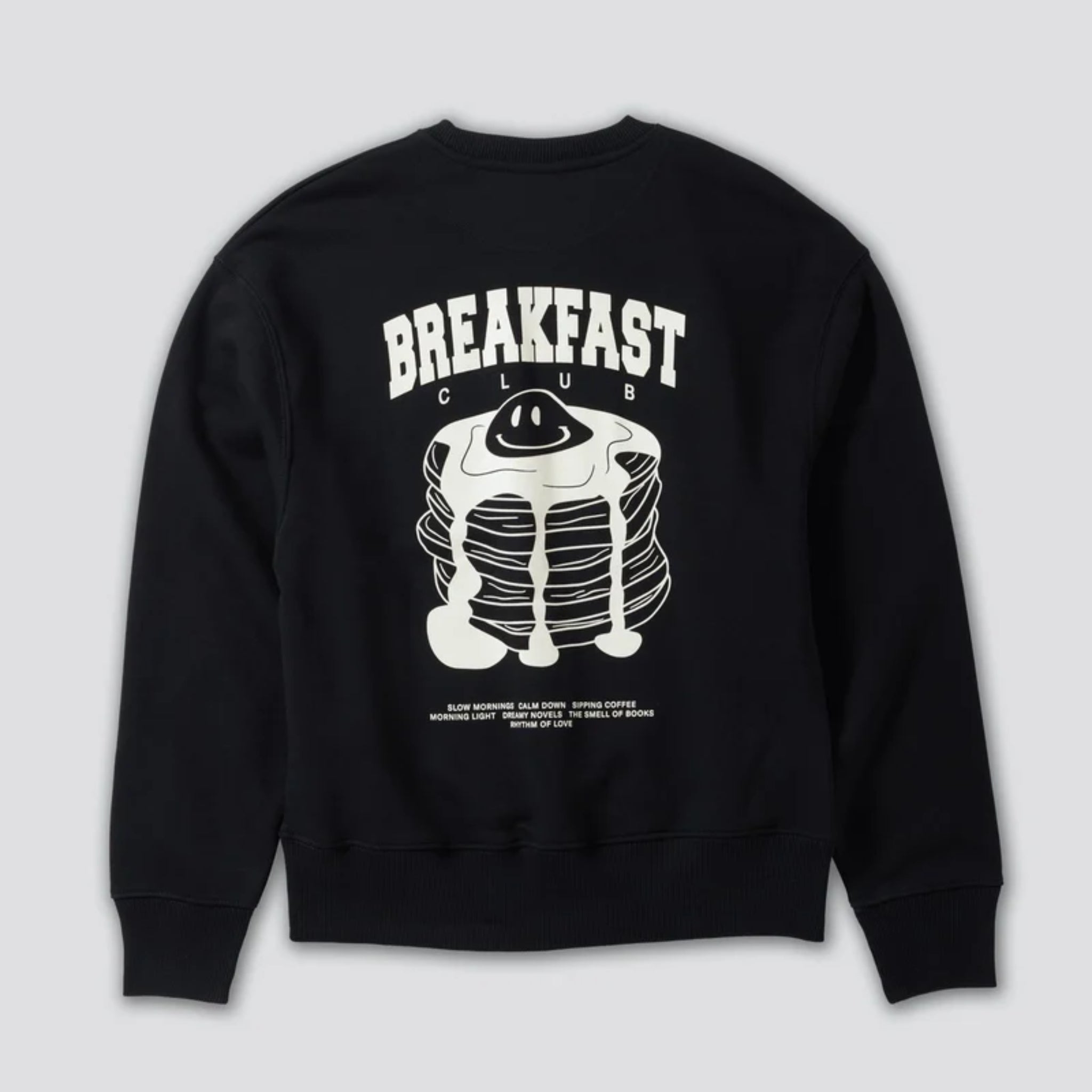hey soho Sweater "Breakfast Club" Schwarz