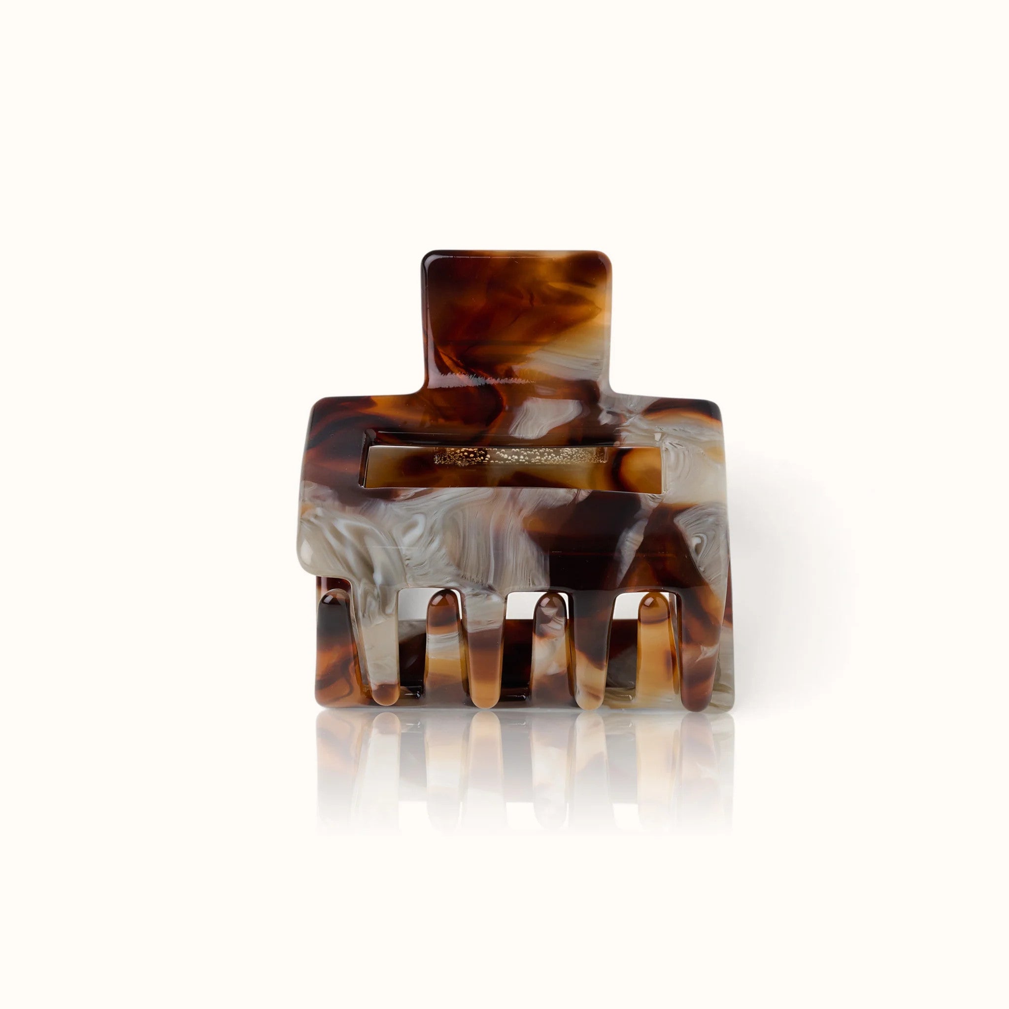 by Vivi Haarklammer "Square" Cinnamon 5.5 x 5 x 3.5 cm