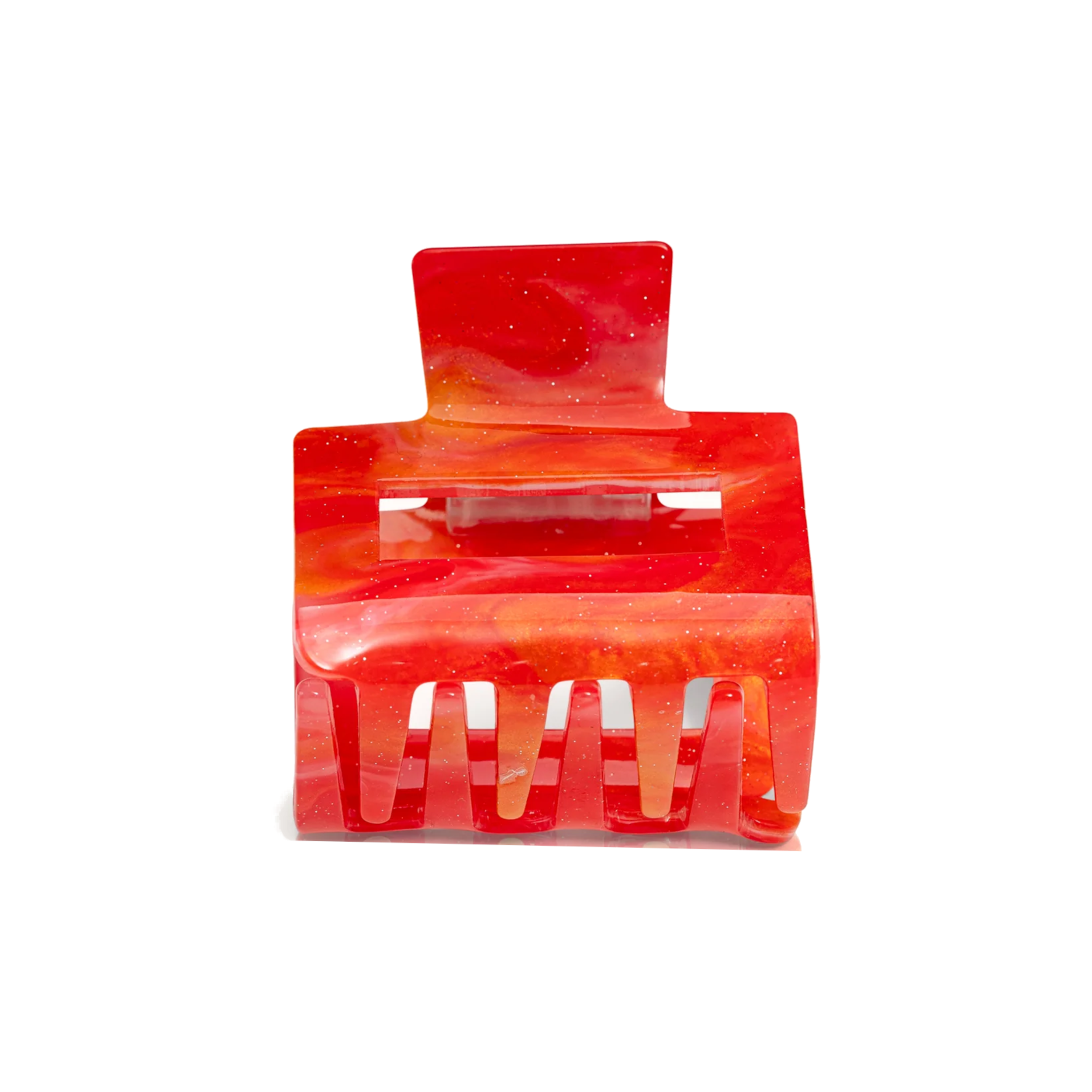 by Vivi Haarklammer "Square" Fire 5.5 x 5 x 3.5 cm