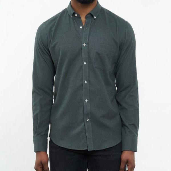 Carpasus Herren Flannel Hemd "Populus" XXL Moss