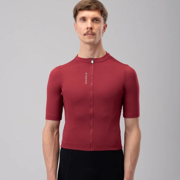 Isadore Men Bike Trikot "Debut Merino" Rot