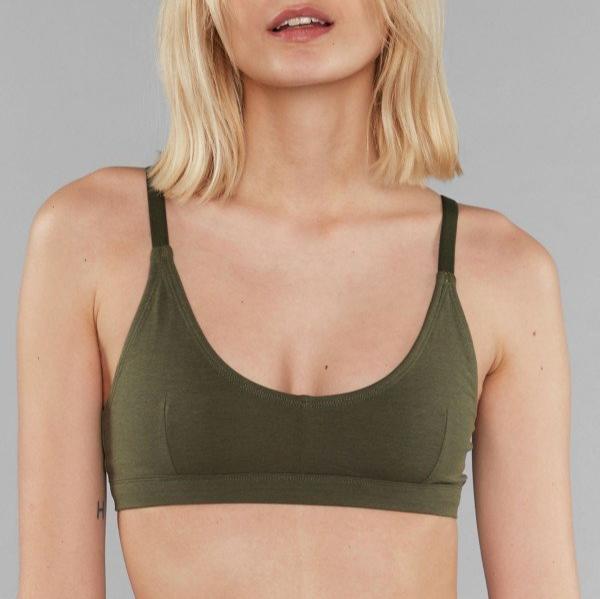 dedicated Damen Bralette "Junsele" XS Leaf Green