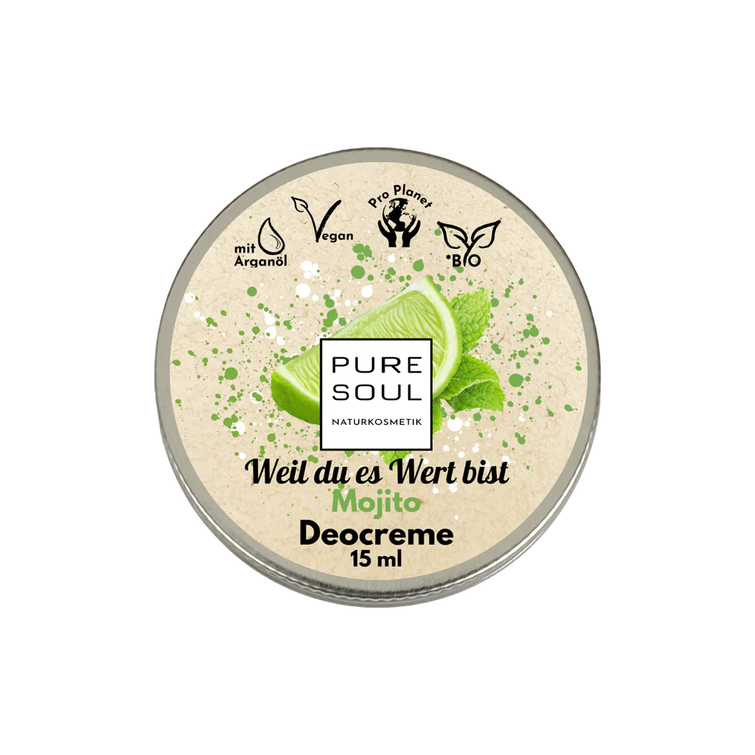 PURE SOUL Naturkosmetik Deo Creme "Mojito"
