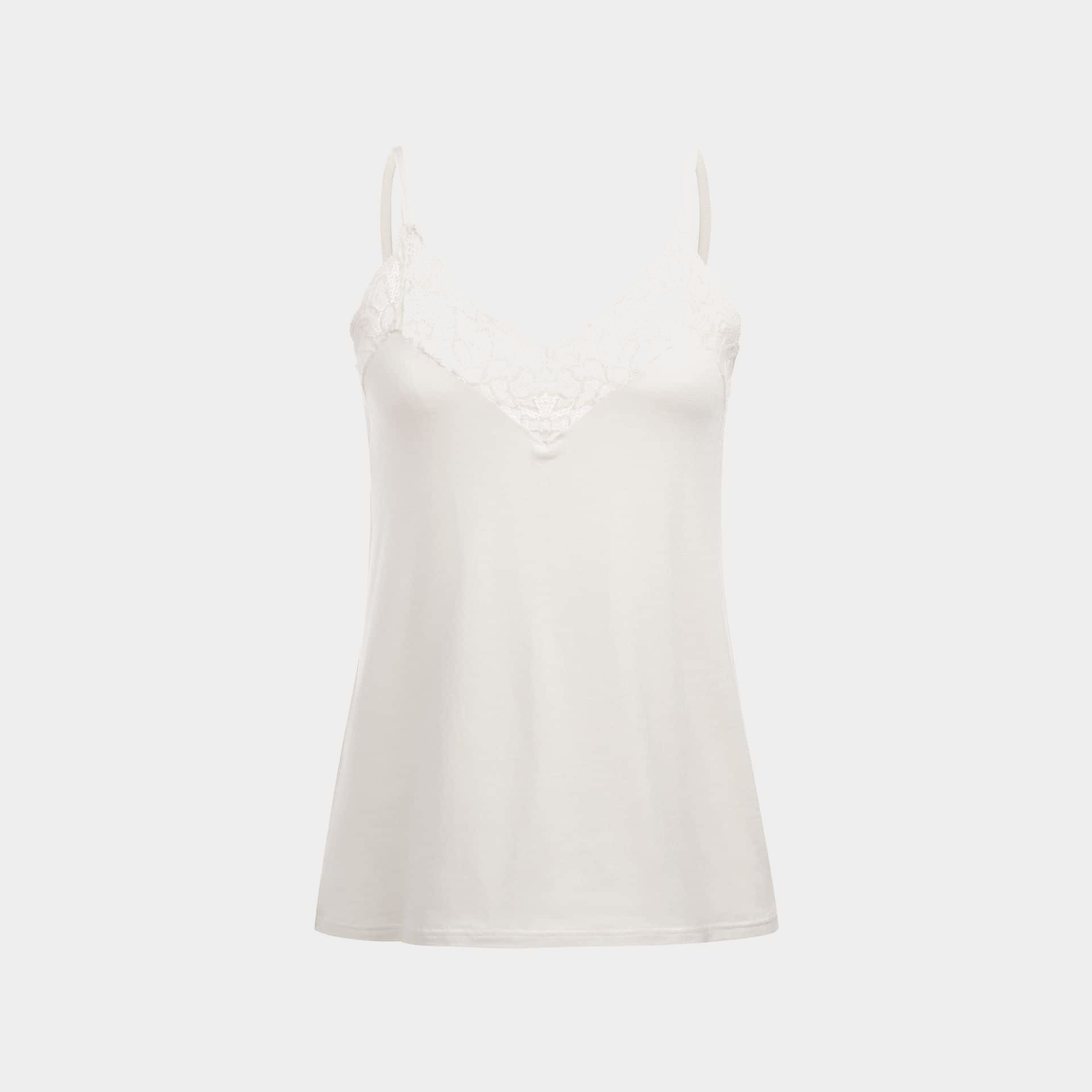 erlich textil Spitzentop "Leonie" Ecru