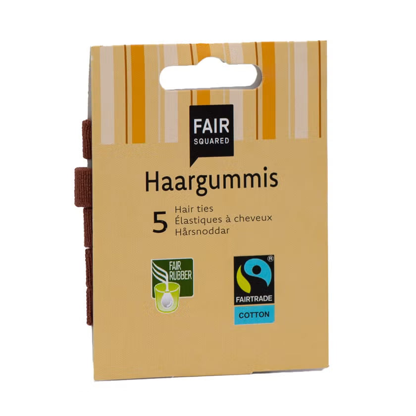 FAIR SQUARED Haargummi 5er-Pack