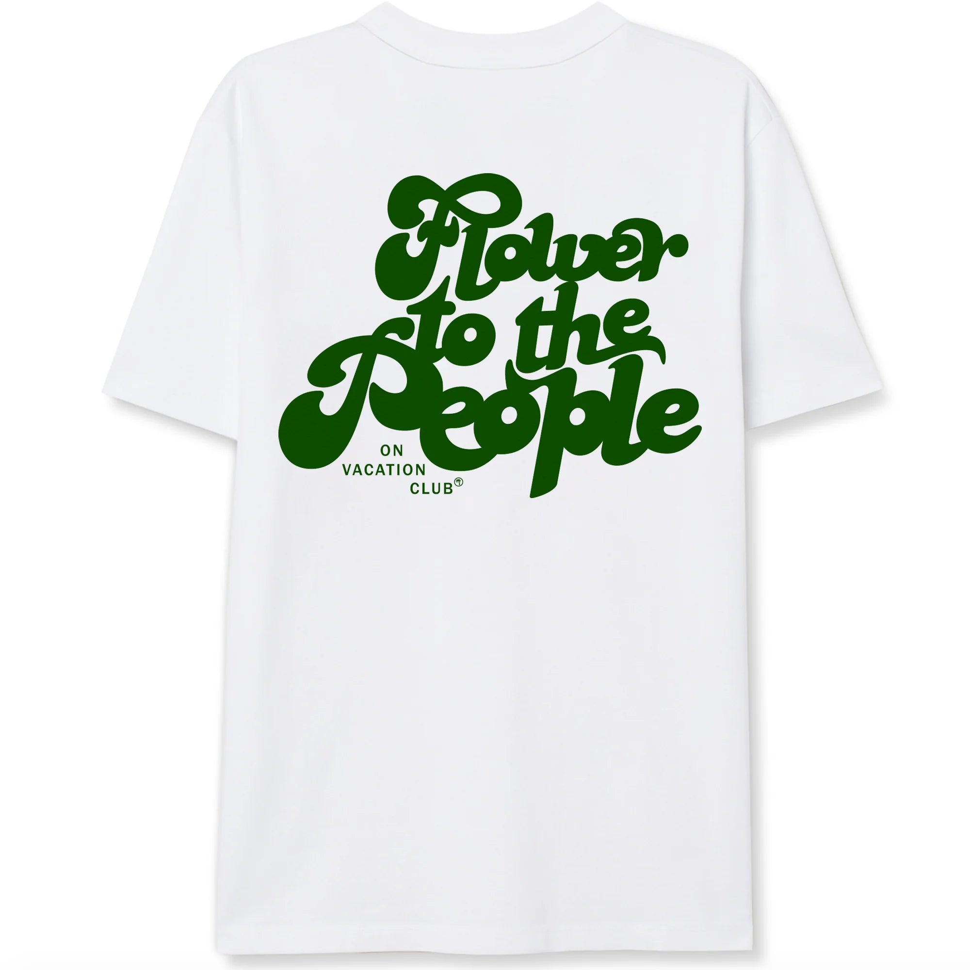 On Vacation Unisex T-Shirt "Flower" White