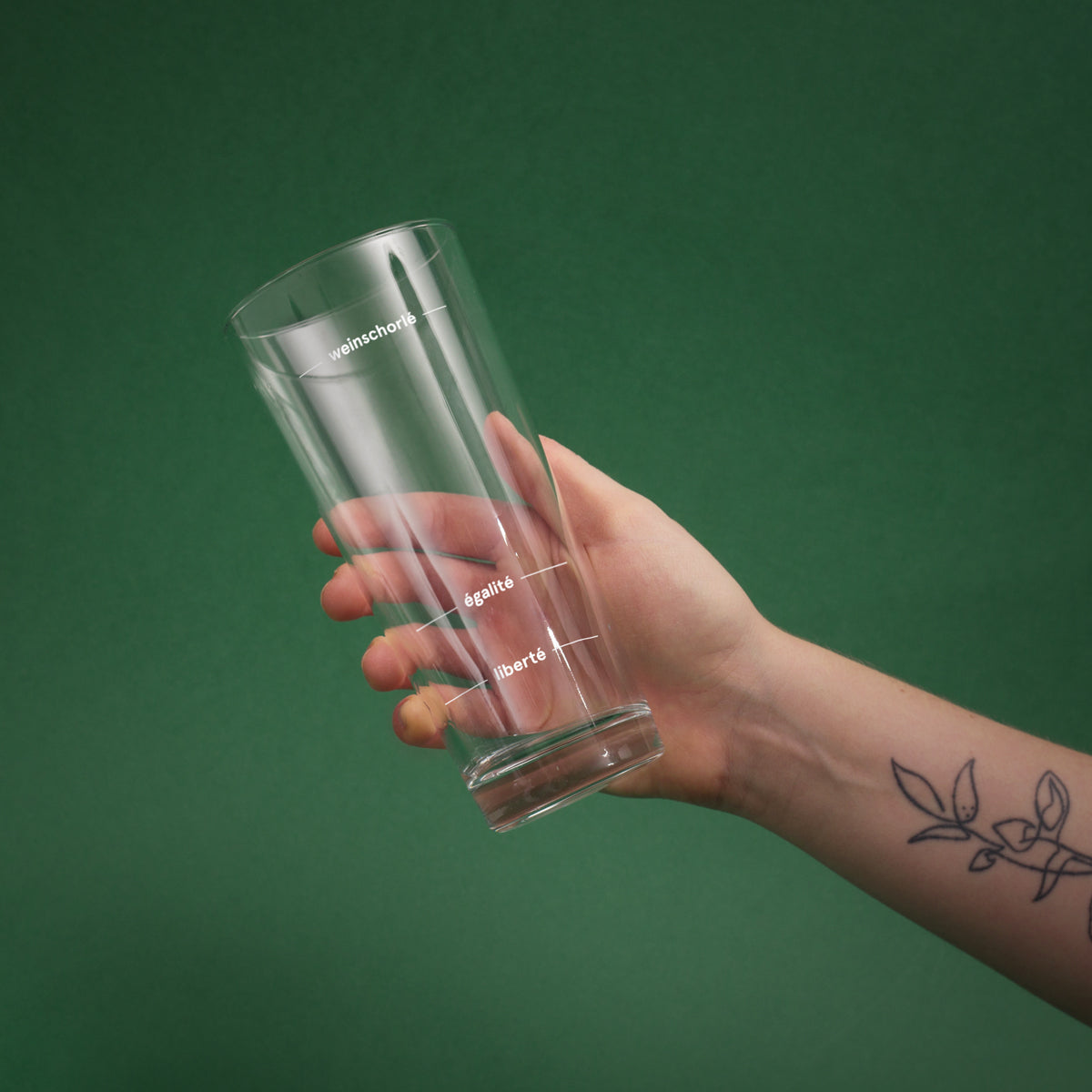 Selekkt Schorle-Glas "liberté égalité weinschorlé"