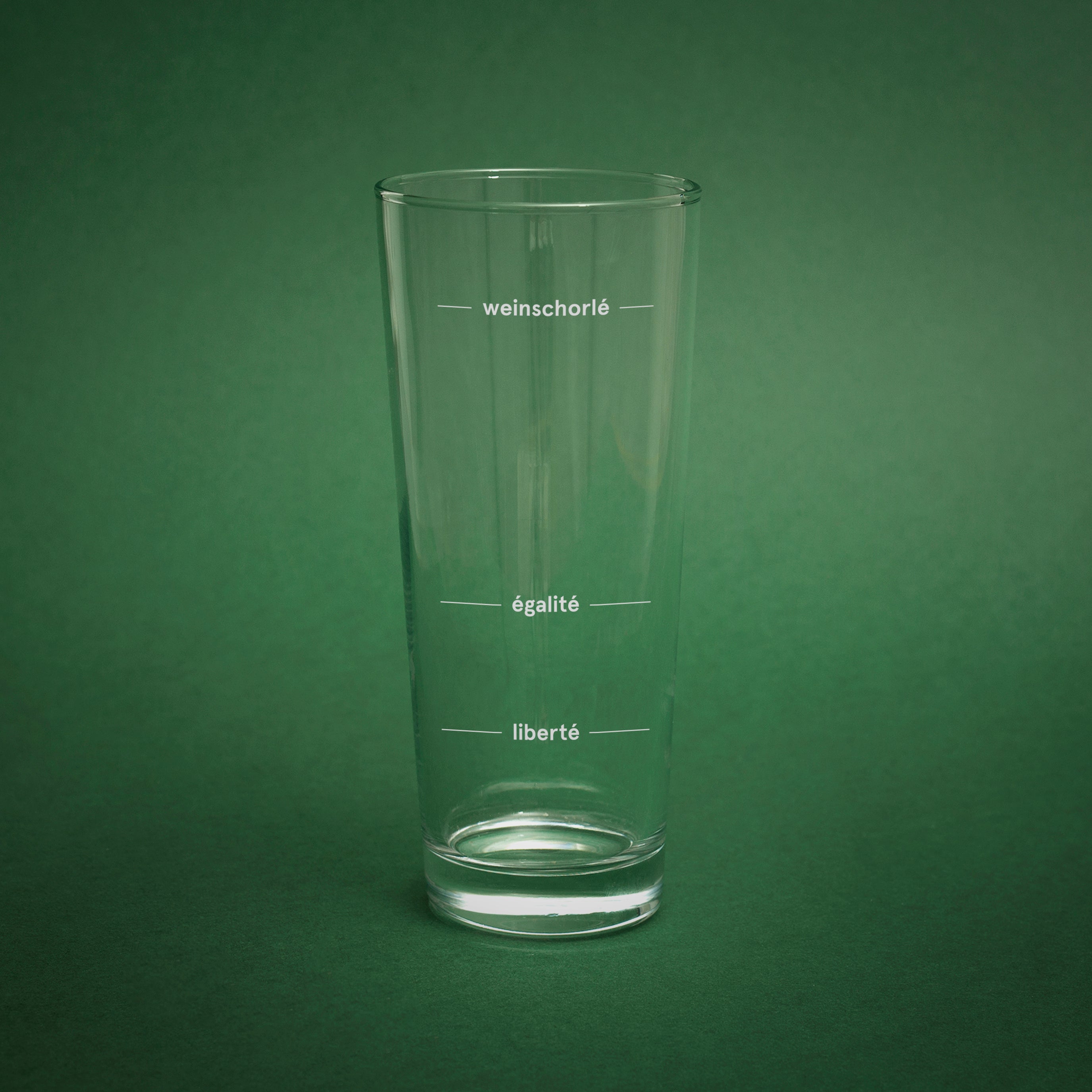 Selekkt Schorle-Glas "liberté égalité weinschorlé"