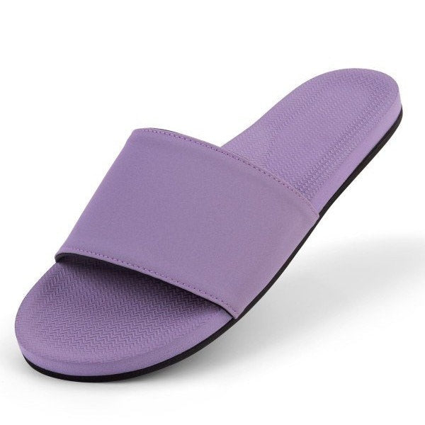 indosole Damen Sandalen "Slides Essential" Lila
