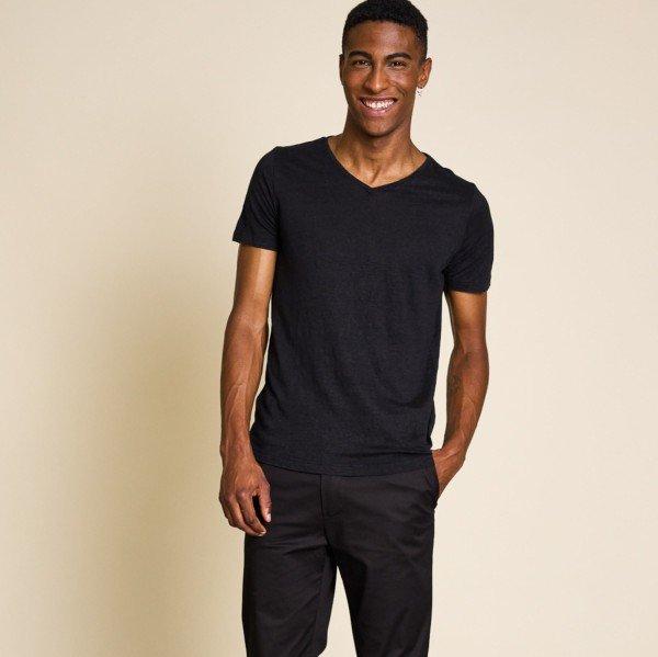 JAN N JUNE Herren T-Shirt "VECTOR" S Schwarz