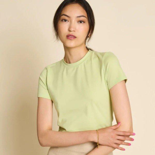 JAN N JUNE Damen T-Shirt "PALOOMA" XL Matcha