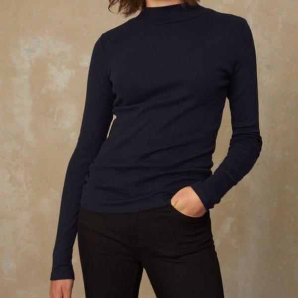 Kings of Indigo Damen Longsleeve "Jacobina" XL Blau