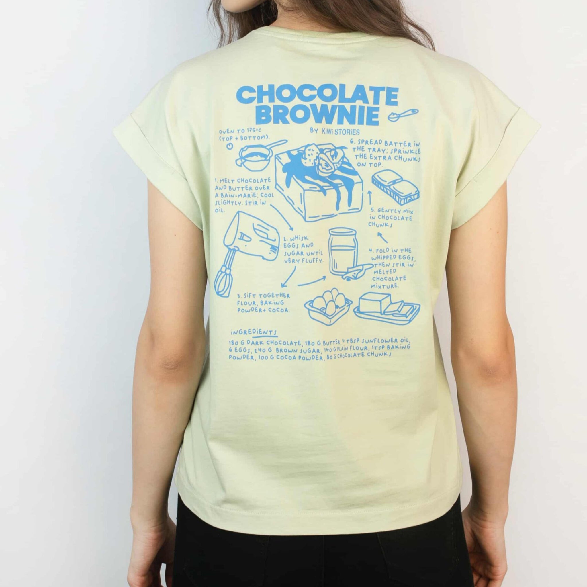 KiWi STORIES Damen T-Shirt Brownie
