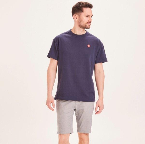 KnowledgeCotton Apparel Herren Shorts "Chuck Pattern" 30 Off White