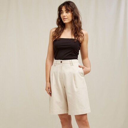 People Tree Shorts "Polly" Natur (Fog)