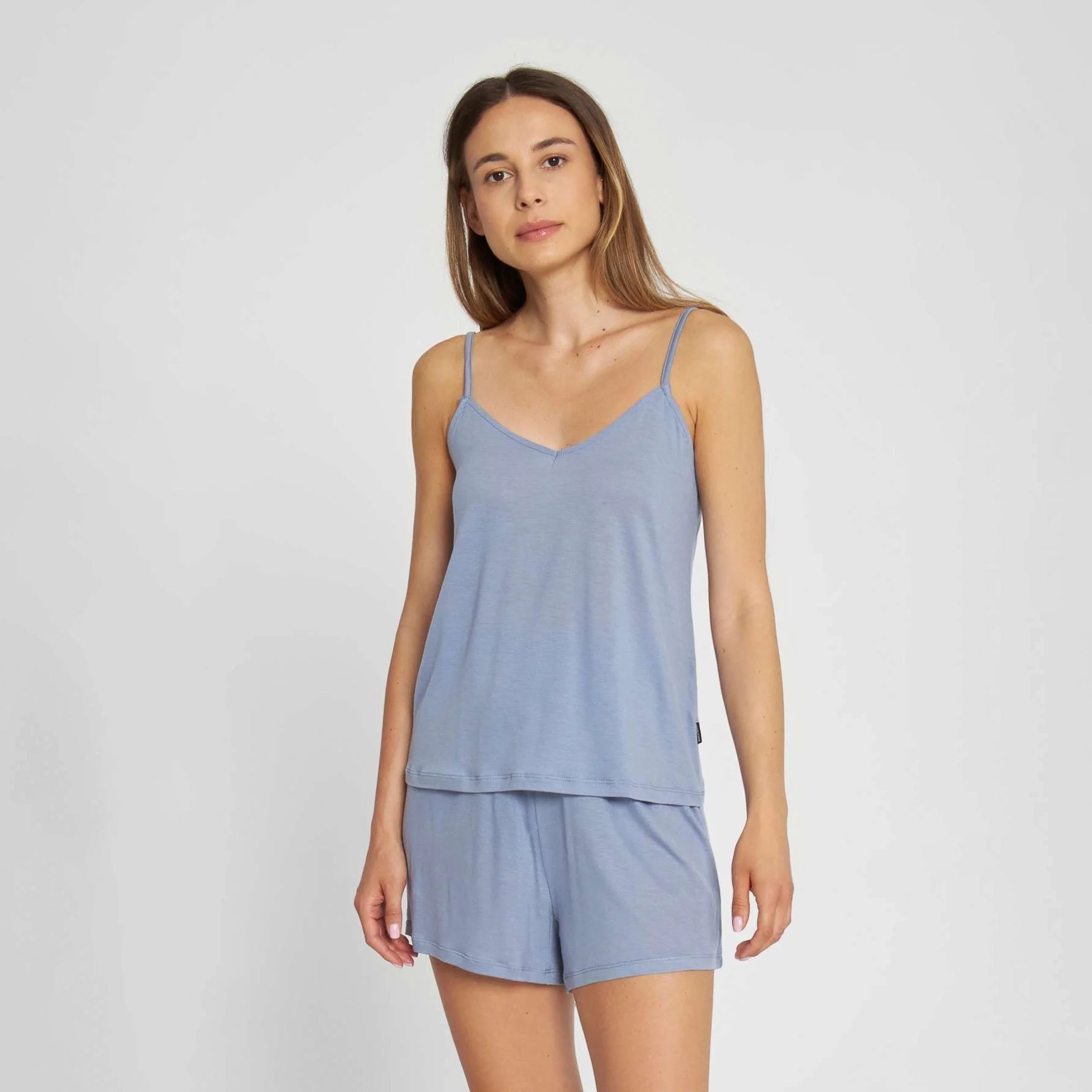 dedicated Top "Lykke" Blau