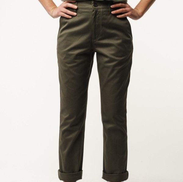 MELA Damen Chino "Tara" Dark Olive
