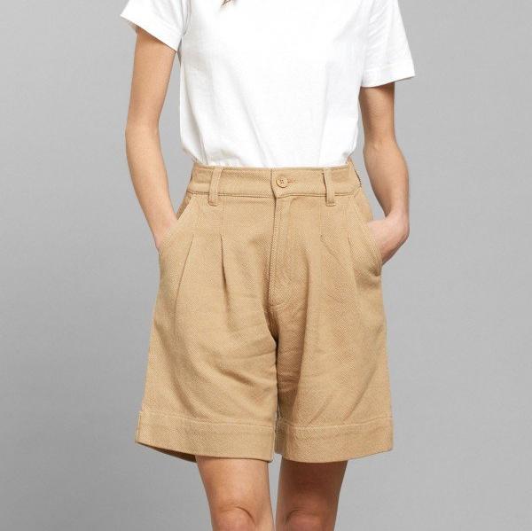 dedicated Damen HANF Shorts "Grundsund" Beige