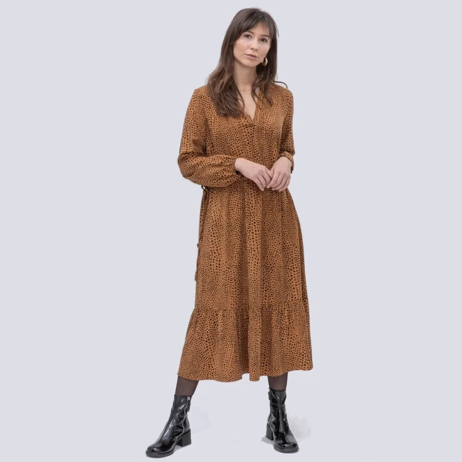 Lovjoi Kleid "Sollia" XL Braun