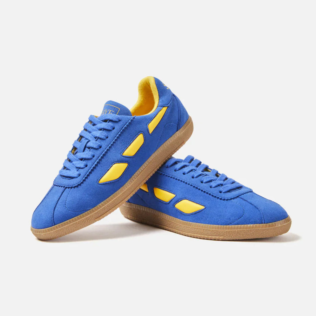 SAYE Vegane Unisex Sneaker "Modell 70" Blue Yellow