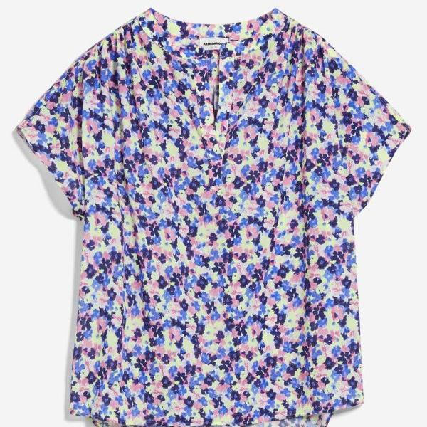ARMEDANGELS Damen Bluse "MAAIKE MULTI FLORAL" Light-Lime