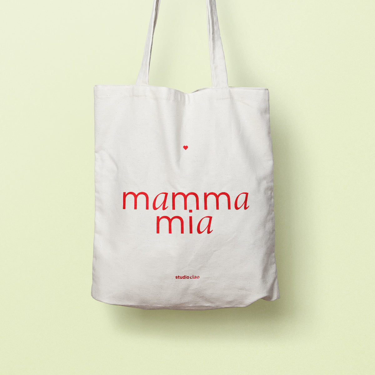 studio ciao Jutebeutel Mamma Mia ca. 38 x 42 cm