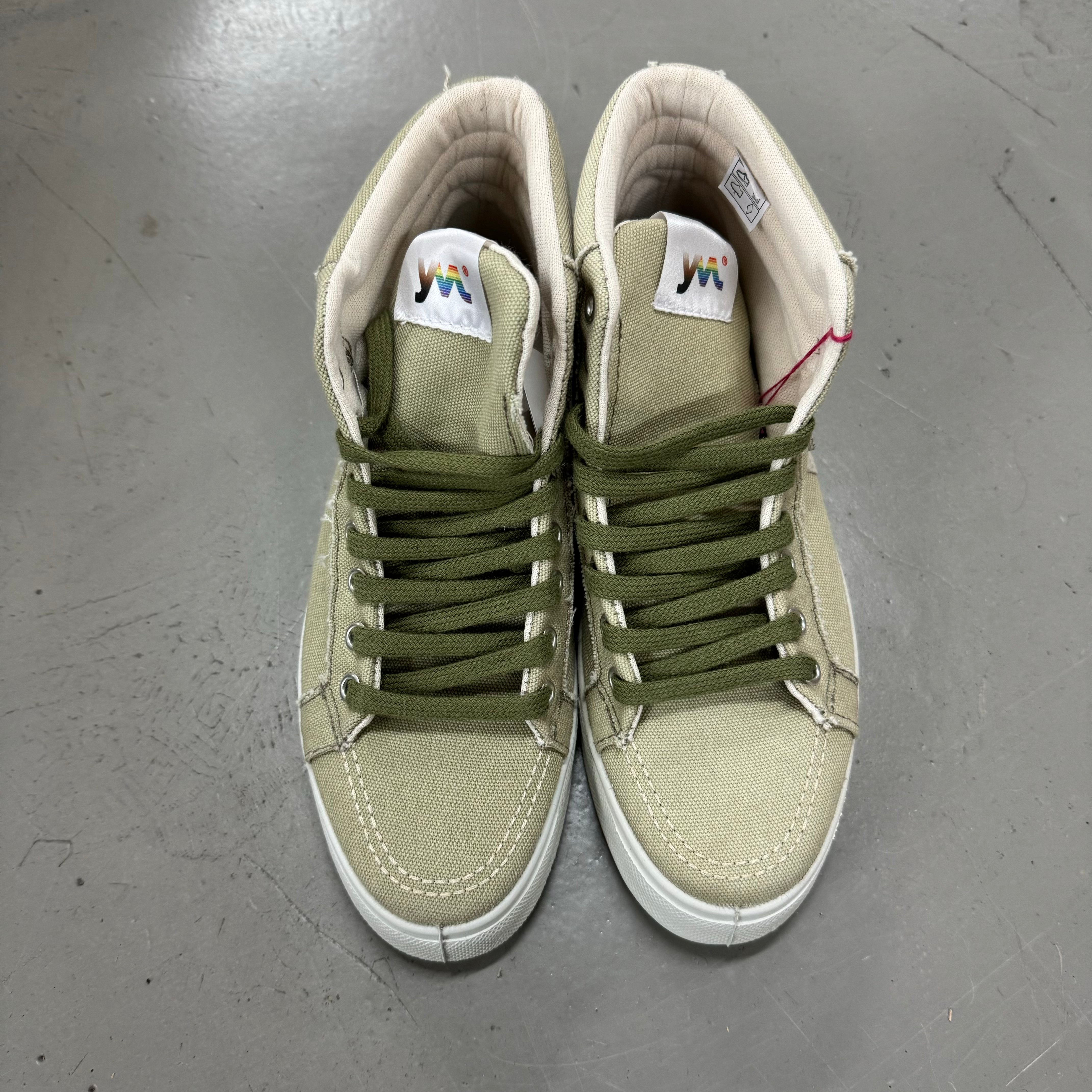 Youmans Unisex Canvas Sneaker "Manatee" 42 Hellgrün